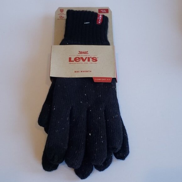 Levi's Mens Touchscreen Knit Glove - Picture 2 of 3